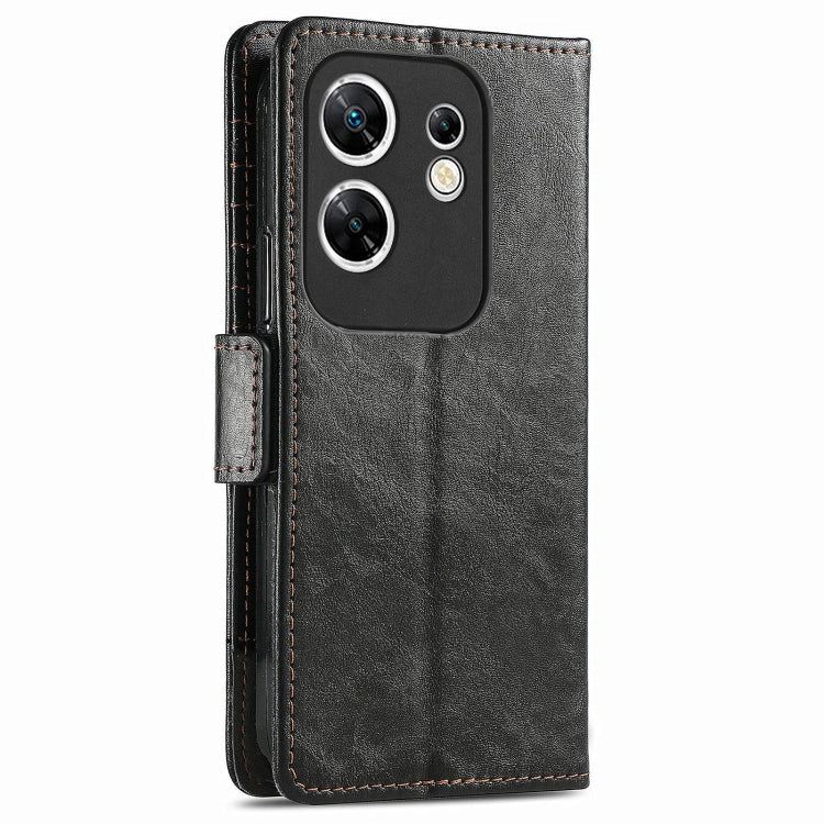 For Infinix Zero 30 4G CaseNeo Splicing Dual Magnetic Buckle Leather Phone Case