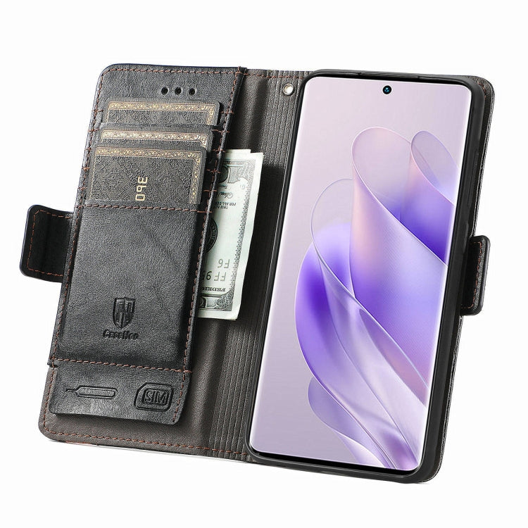 For Infinix Zero 30 4G CaseNeo Splicing Dual Magnetic Buckle Leather Phone Case