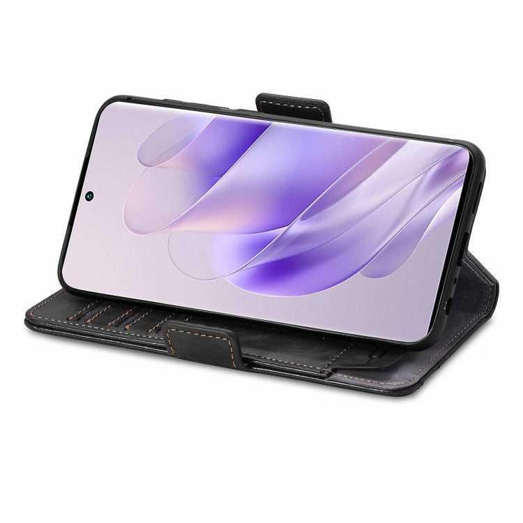 For Infinix Zero 30 4G CaseNeo Splicing Dual Magnetic Buckle Leather Phone Case