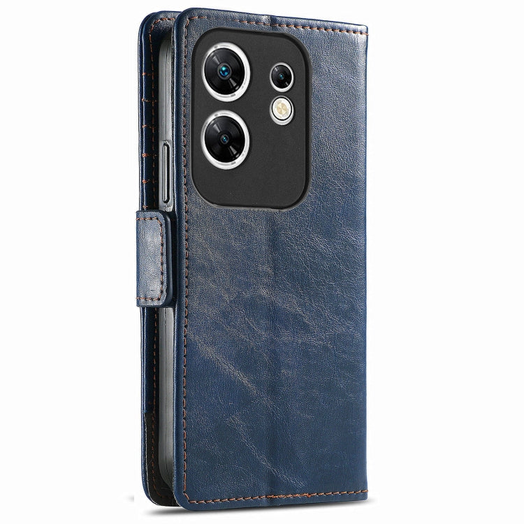For Infinix Zero 30 4G CaseNeo Splicing Dual Magnetic Buckle Leather Phone Case