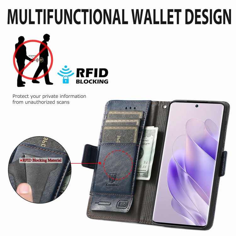 For Infinix Zero 30 4G CaseNeo Splicing Dual Magnetic Buckle Leather Phone Case