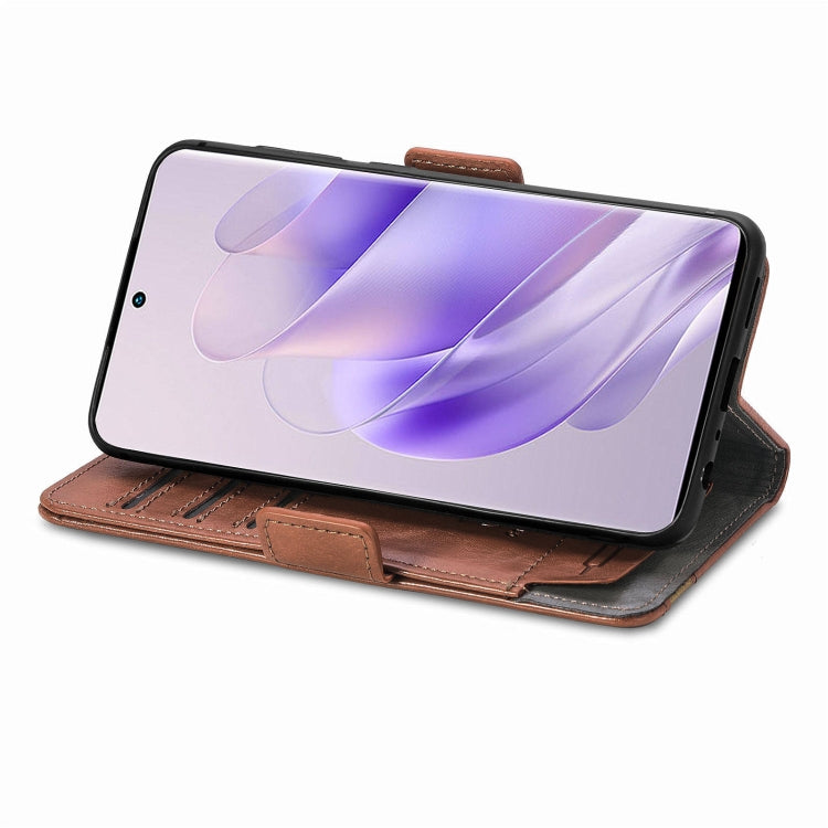 For Infinix Zero 30 4G CaseNeo Splicing Dual Magnetic Buckle Leather Phone Case