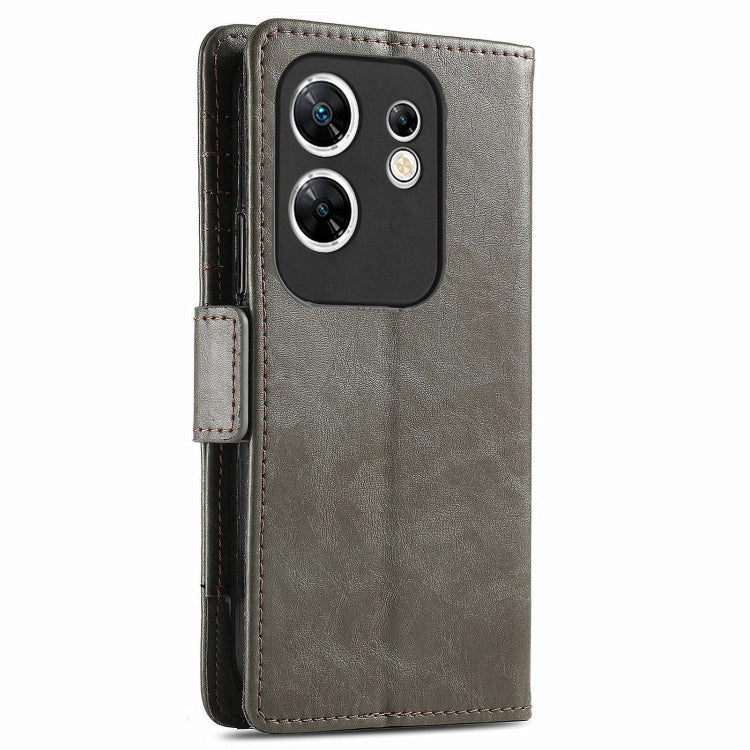 For Infinix Zero 30 4G CaseNeo Splicing Dual Magnetic Buckle Leather Phone Case