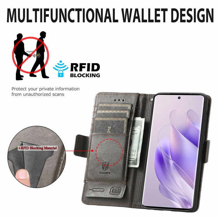 For Infinix Zero 30 4G CaseNeo Splicing Dual Magnetic Buckle Leather Phone Case