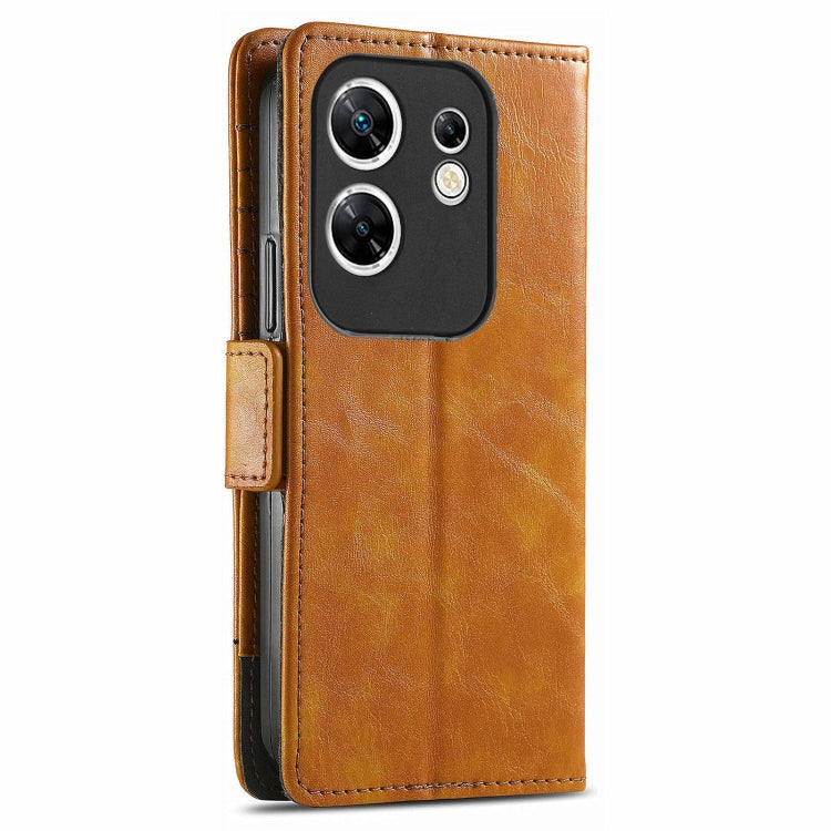 For Infinix Zero 30 4G CaseNeo Splicing Dual Magnetic Buckle Leather Phone Case