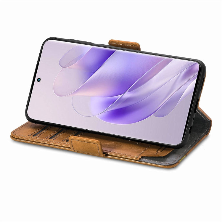 For Infinix Zero 30 4G CaseNeo Splicing Dual Magnetic Buckle Leather Phone Case