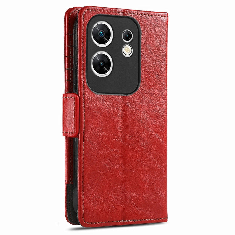 For Infinix Zero 30 4G CaseNeo Splicing Dual Magnetic Buckle Leather Phone Case