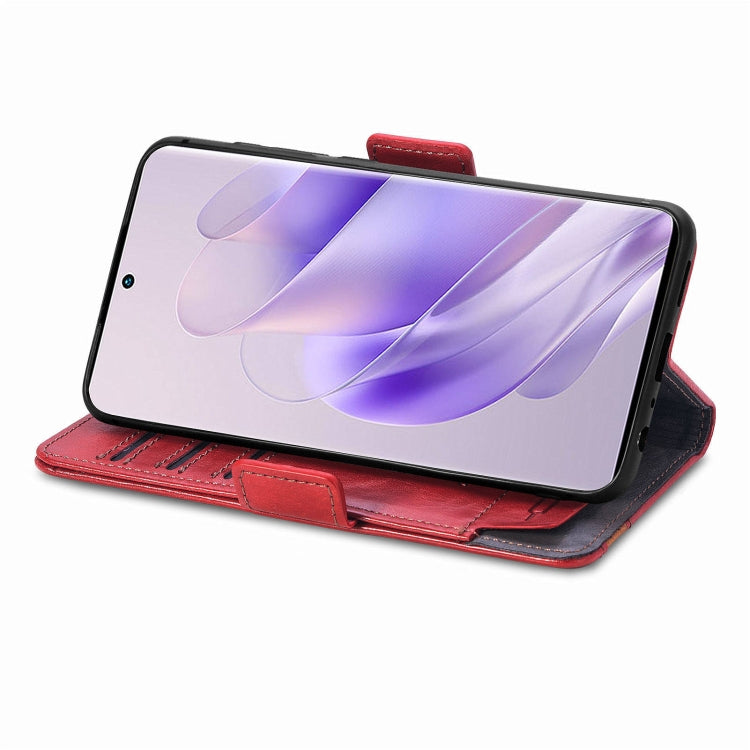 For Infinix Zero 30 4G CaseNeo Splicing Dual Magnetic Buckle Leather Phone Case