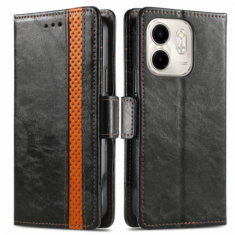 For Infinix Smart 9 CaseNeo Splicing Dual Magnetic Buckle Leather Phone Case