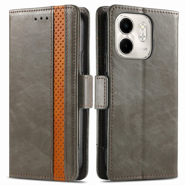 For Infinix Smart 9 CaseNeo Splicing Dual Magnetic Buckle Leather Phone Case
