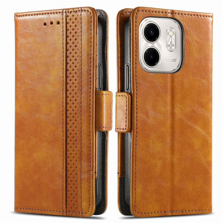 For Infinix Smart 9 CaseNeo Splicing Dual Magnetic Buckle Leather Phone Case