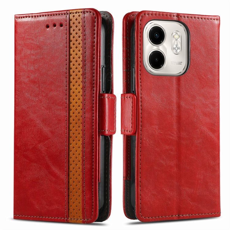 For Infinix Smart 9 CaseNeo Splicing Dual Magnetic Buckle Leather Phone Case