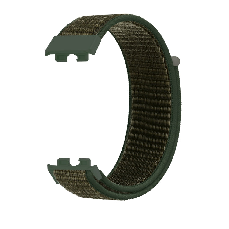 For Huawei Watch Band 9 / 9 NFC Nylon Loop Hook and Loop Fastener Watch Band