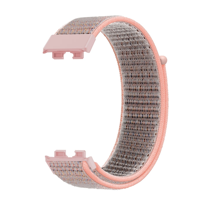 For Huawei Watch Band 9 / 9 NFC Nylon Loop Hook and Loop Fastener Watch Band