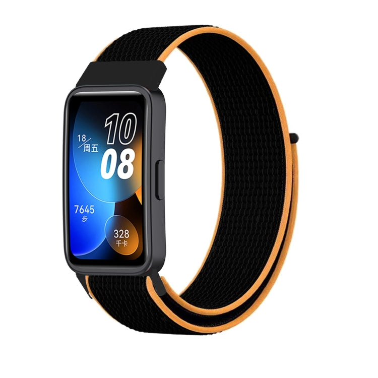 For Huawei Watch Band 9 / 9 NFC Nylon Loop Hook and Loop Fastener Watch Band