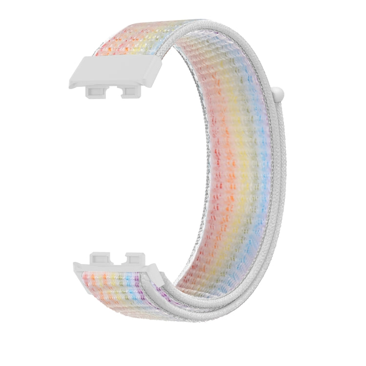 For Huawei Watch Band 9 / 9 NFC Nylon Loop Hook and Loop Fastener Watch Band