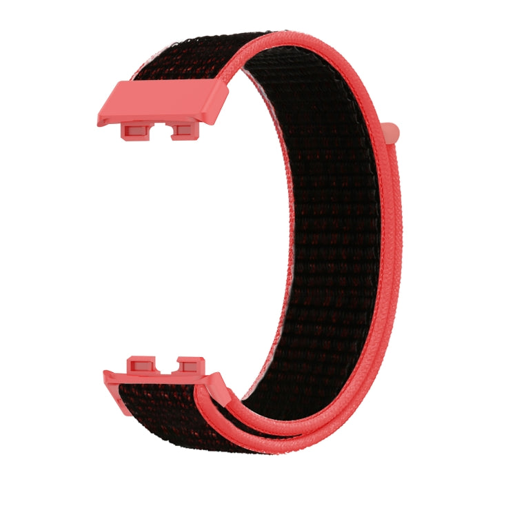 For Huawei Watch Band 9 / 9 NFC Nylon Loop Hook and Loop Fastener Watch Band