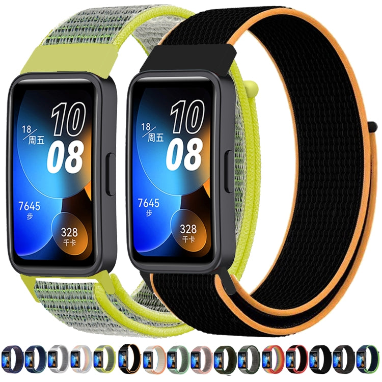 For Huawei Watch Band 9 / 9 NFC Nylon Loop Hook and Loop Fastener Watch Band
