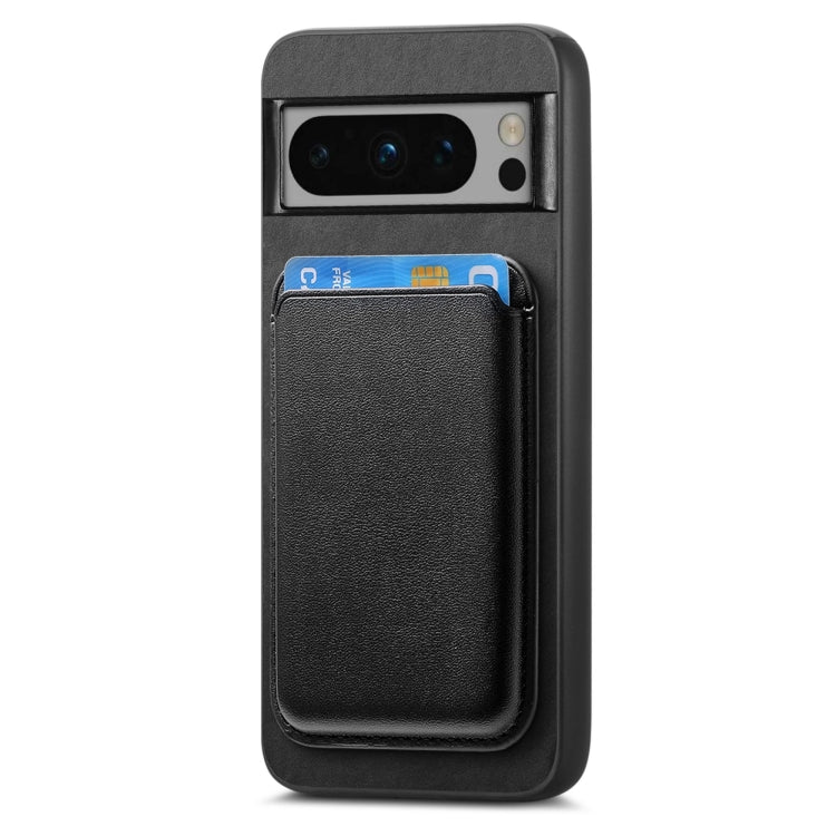 For Google Pixel 7a Retro Magsafe Card Bag PU Back Cover Phone Case