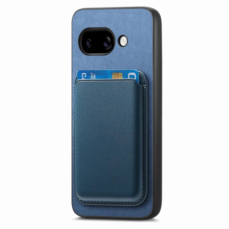 For Google Pixel 9a Retro Magsafe Card Bag PU Back Cover Phone Case