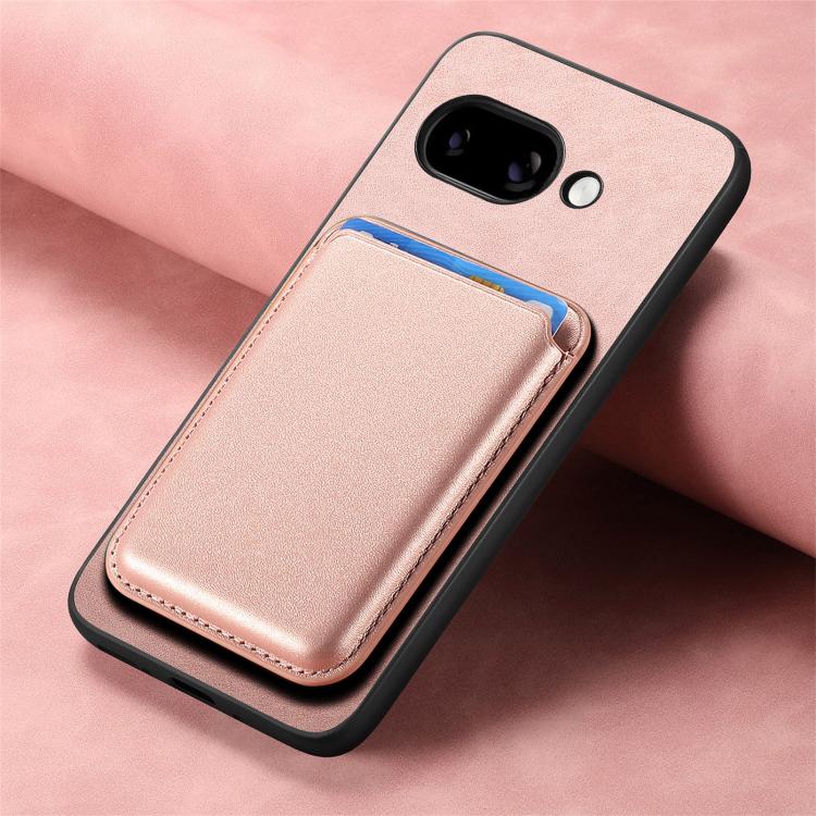 For Google Pixel 9a Retro Magsafe Card Bag PU Back Cover Phone Case