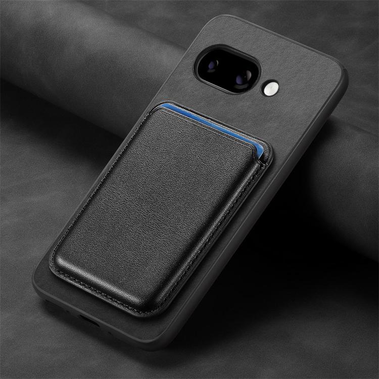 For Google Pixel 9a Retro Magsafe Card Bag PU Back Cover Phone Case