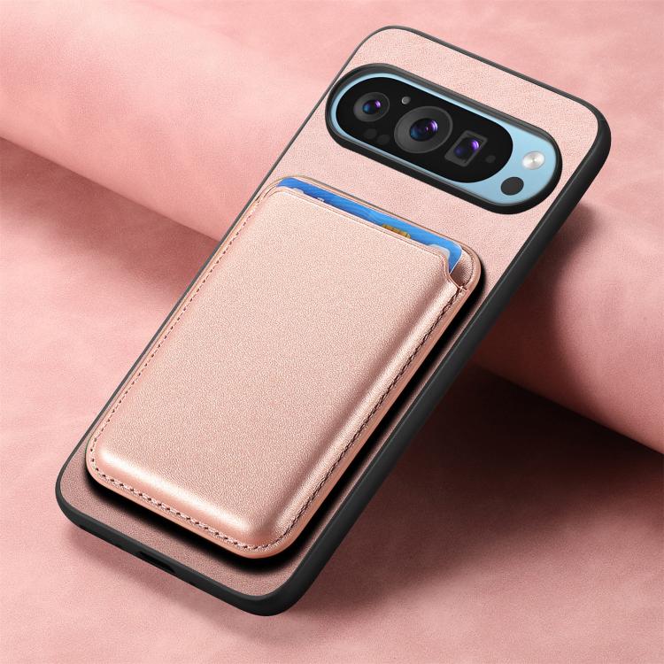 For Google Pixel 10 / 10 Pro Retro Magsafe Card Bag PU Back Cover Phone Case