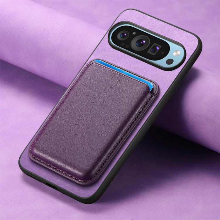 For Google Pixel 10 / 10 Pro Retro Magsafe Card Bag PU Back Cover Phone Case