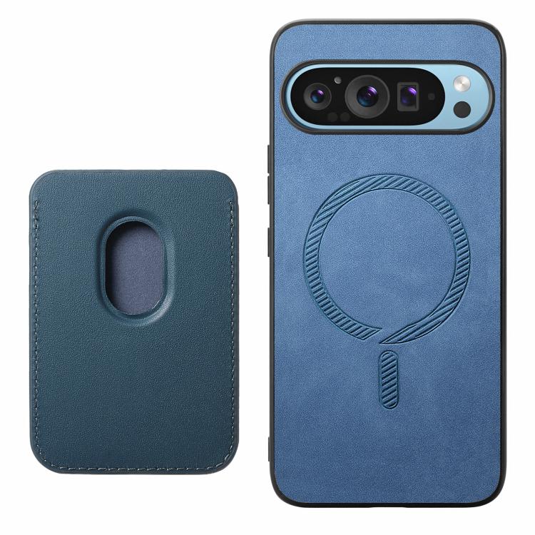 For Google Pixel 10 Pro XL Retro Magsafe Card Bag PU Back Cover Phone Case