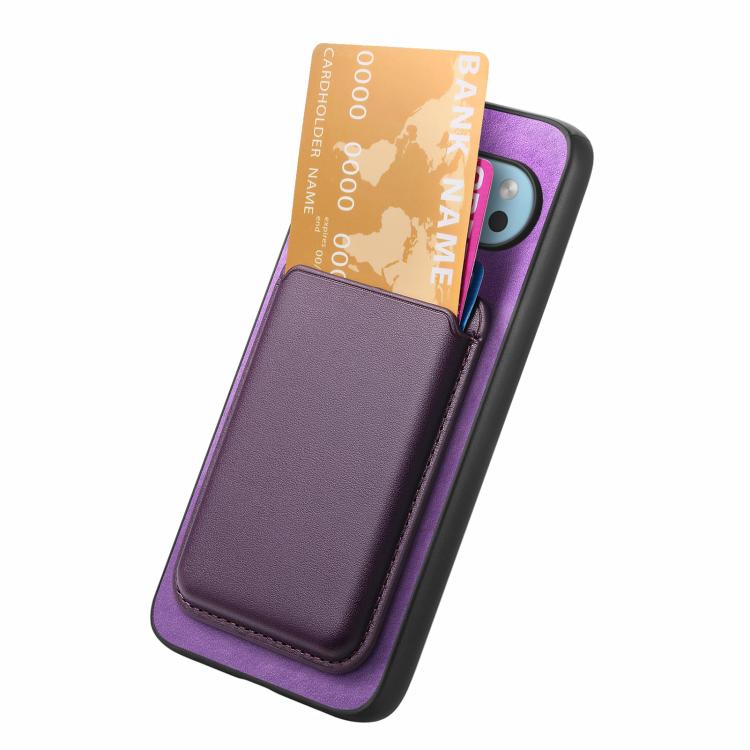 For Google Pixel 10 Pro XL Retro Magsafe Card Bag PU Back Cover Phone Case