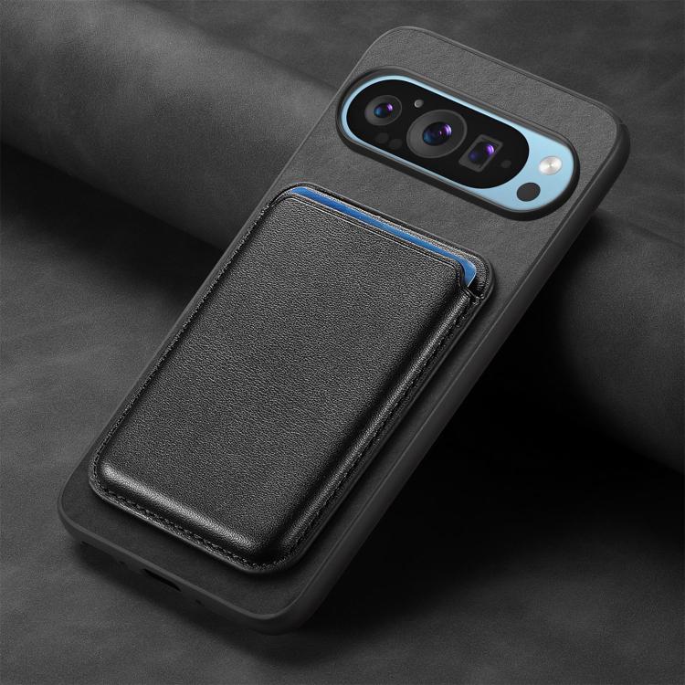 For Google Pixel 10 Pro XL Retro Magsafe Card Bag PU Back Cover Phone Case