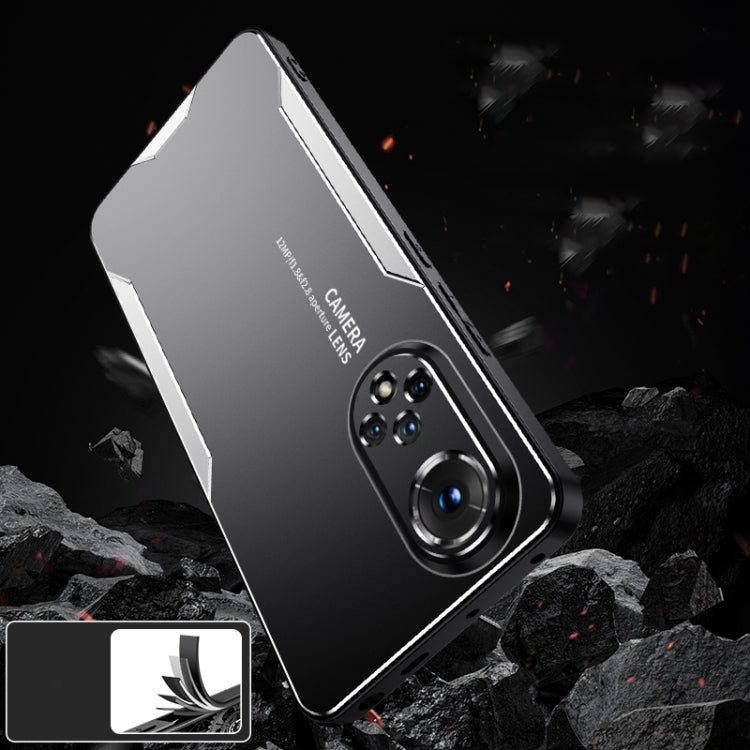 For Honor 50 Pro Blade Series TPU Hybrid Metal Phone Case