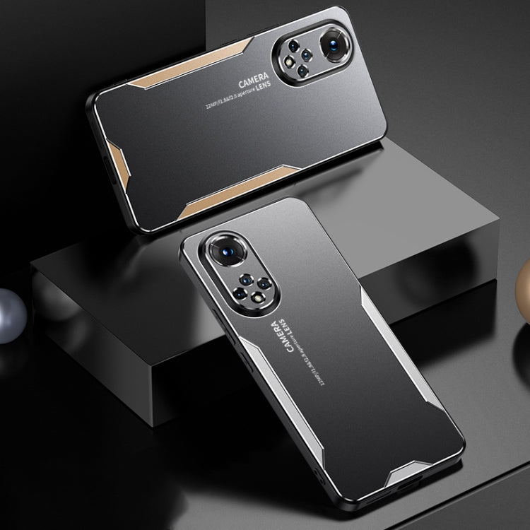 For Honor 50 Pro Blade Series TPU Hybrid Metal Phone Case