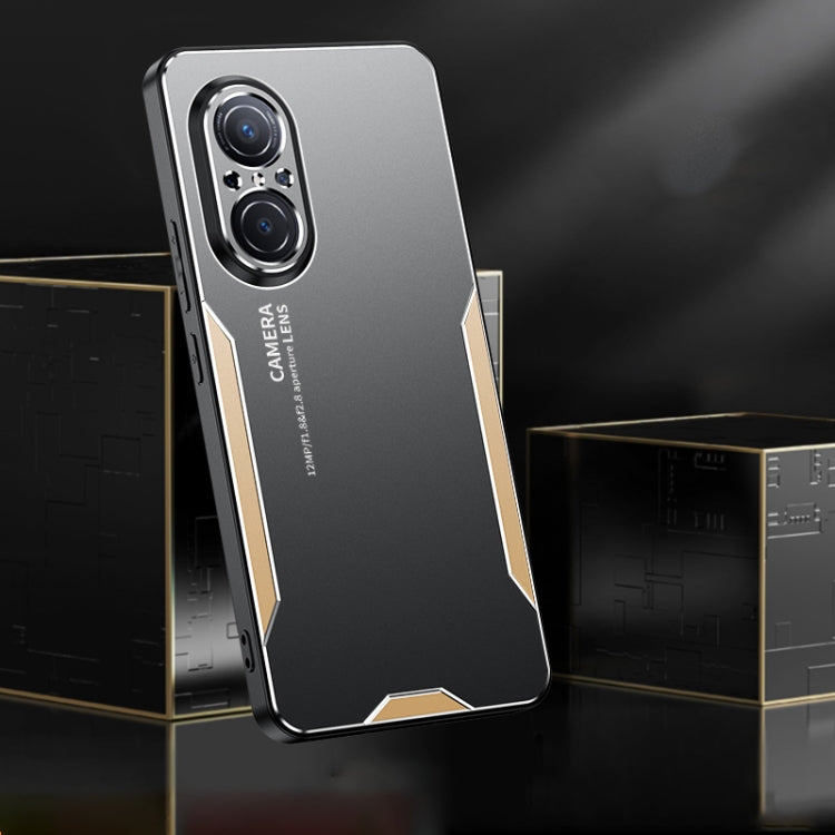 For Honor 50 SE Blade Series TPU Hybrid Metal Phone Case