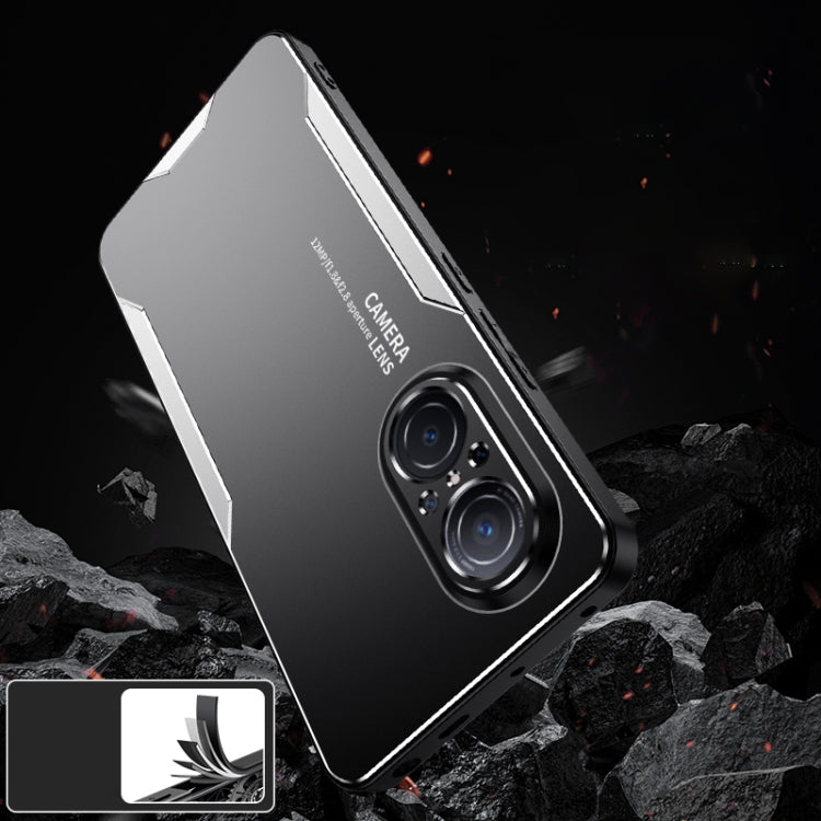 For Honor 50 SE Blade Series TPU Hybrid Metal Phone Case