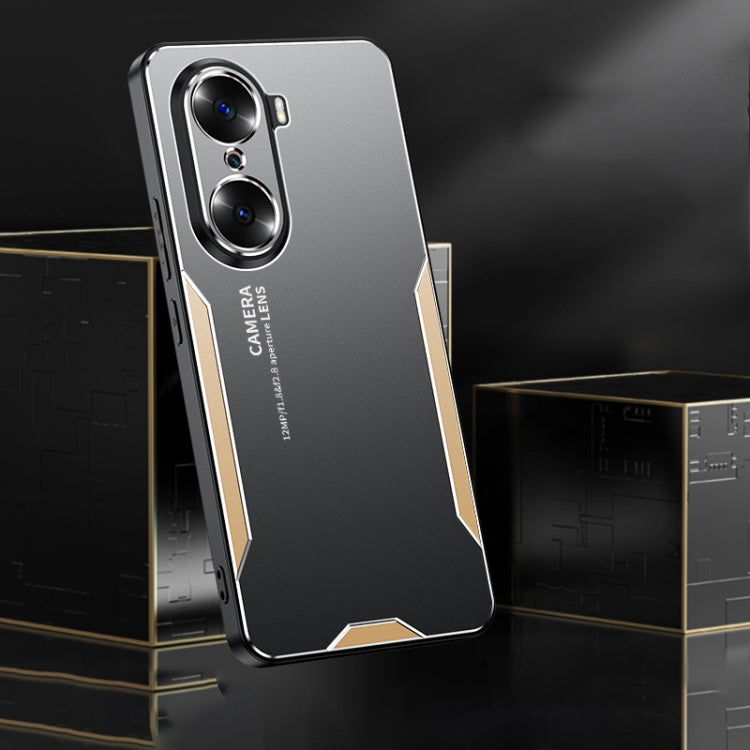 For Honor 60 Blade Series TPU Hybrid Metal Phone Case