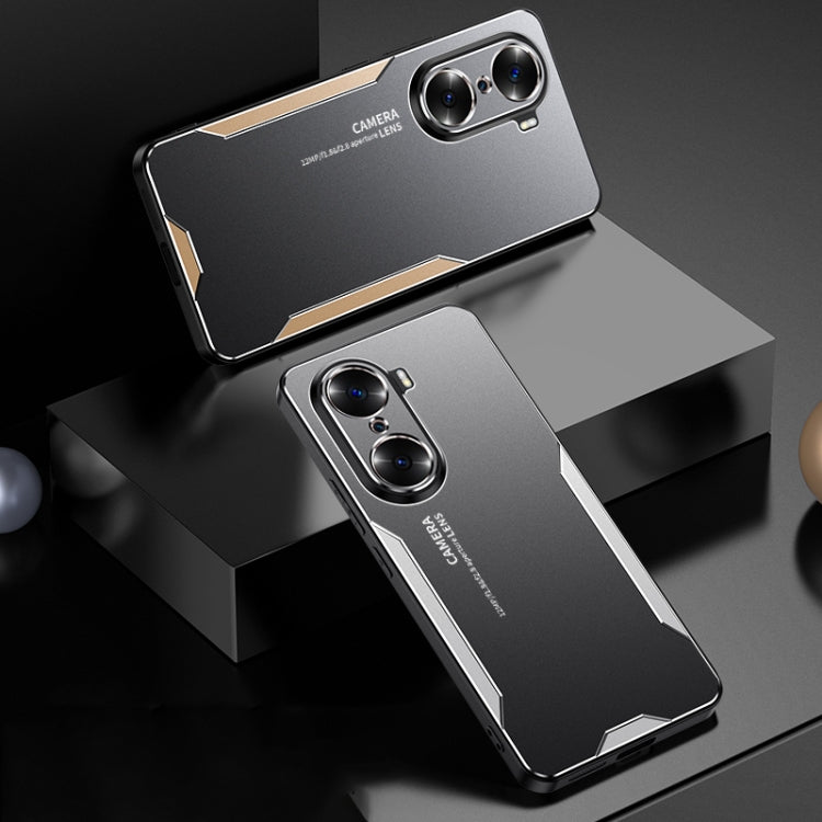 For Honor 60 Blade Series TPU Hybrid Metal Phone Case