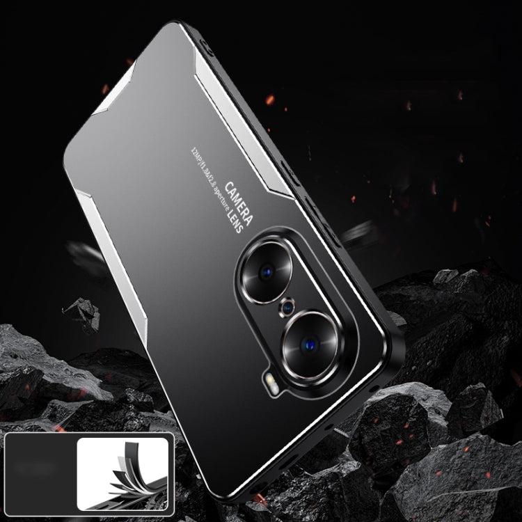 For Honor 60 Blade Series TPU Hybrid Metal Phone Case