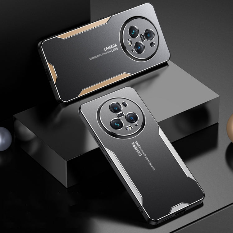 For Honor Magic5 Pro Blade Series TPU Hybrid Metal Phone Case