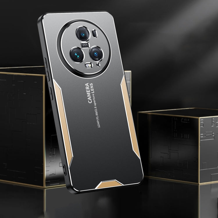 For Honor Magic5 Pro Blade Series TPU Hybrid Metal Phone Case