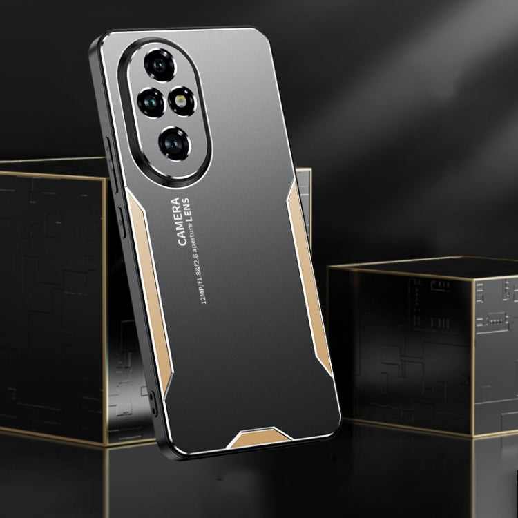 For Honor 200 Blade Series TPU Hybrid Metal Phone Case