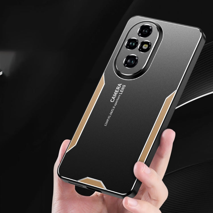 For Honor 200 Blade Series TPU Hybrid Metal Phone Case