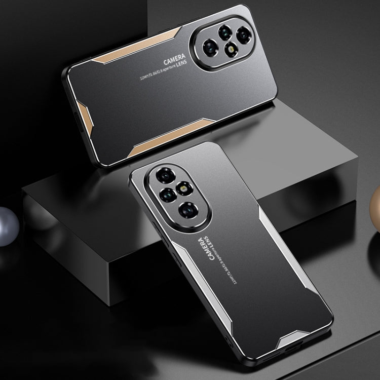 For Honor 200 Pro Blade Series TPU Hybrid Metal Phone Case