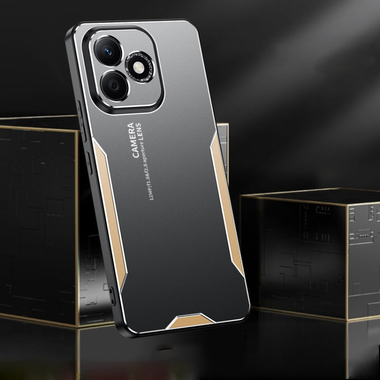 For Honor X60i Blade Series TPU Hybrid Metal Phone Case