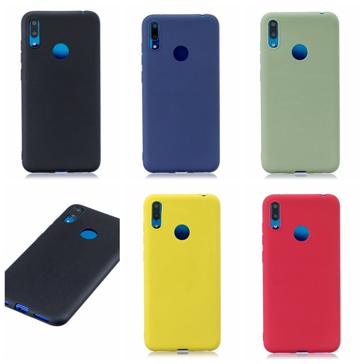 Frosted Solid Color TPU Protective Case for Huawei Y7 2019/Enjoy 9