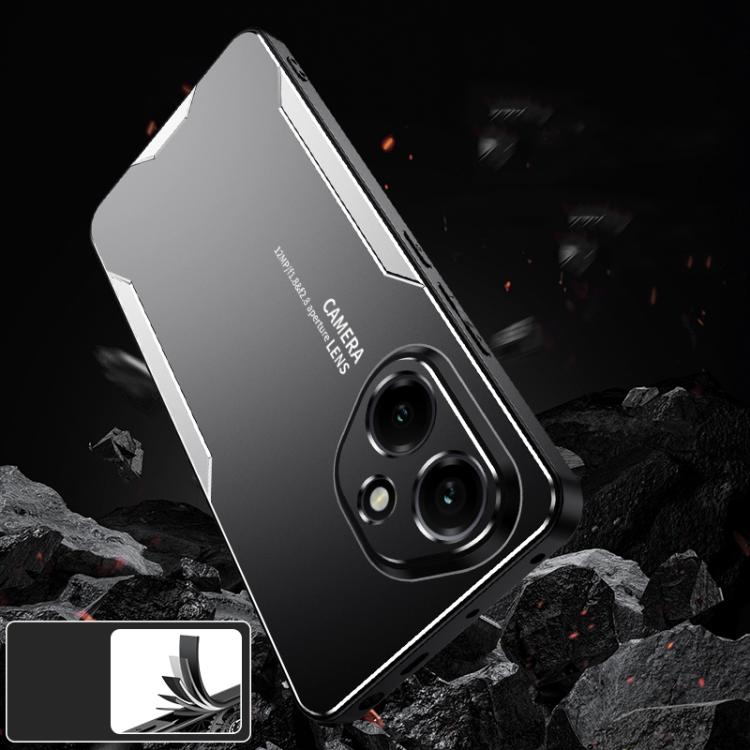 For Honor 400 Global Blade Series TPU Hybrid Metal Phone Case