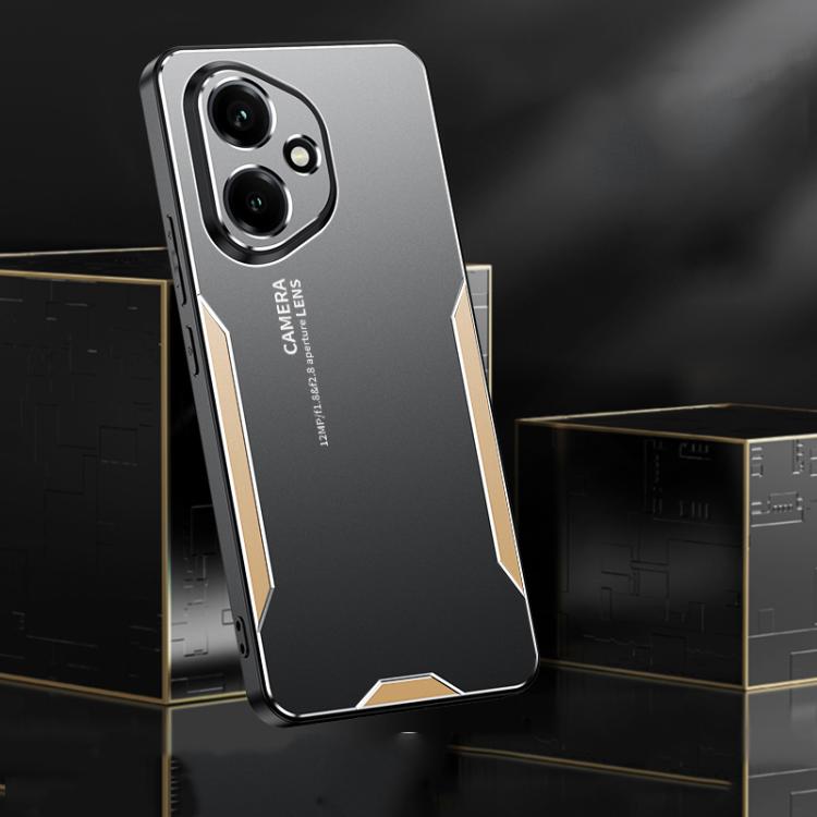 For Honor 400 Global Blade Series TPU Hybrid Metal Phone Case