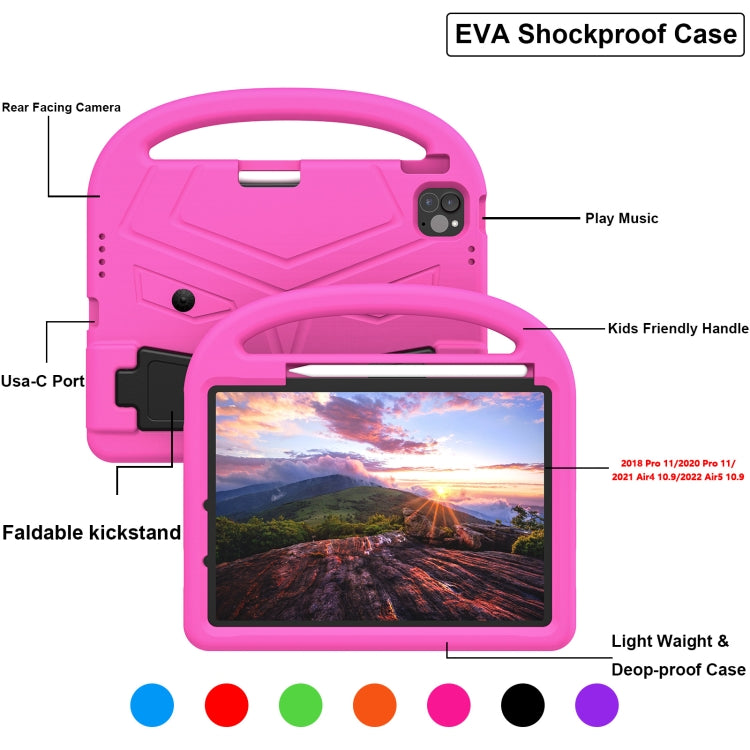 For iPad Pro 11 2025 / 2024 Sparrow Style Shockproof Kickstand EVA Tablet Case