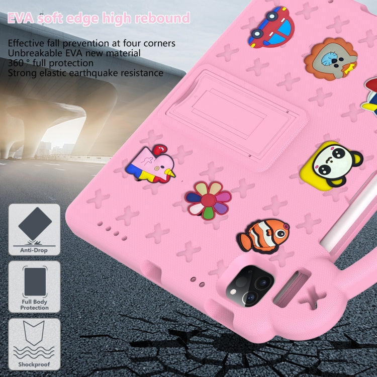 For iPad Air 11 2026 / 2025 / 2024 Handle Kickstand Children EVA Shockproof Tablet Case