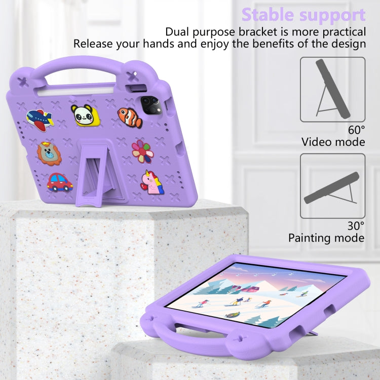 For iPad Air 11 2026 / 2025 / 2024 Handle Kickstand Children EVA Shockproof Tablet Case